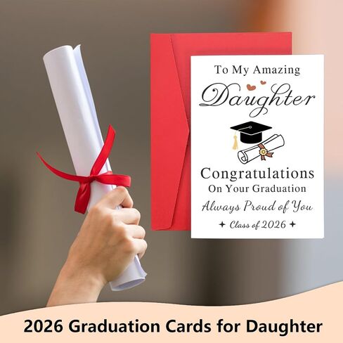 FOOZDEEVAAQ Graduation Card for Men - Class of 2025 Gifts - Bulk Senior 2025 Gifts - High School & College Graduation Cards for Him in Saudi Arabia