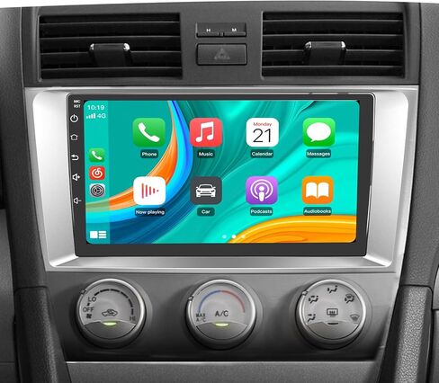Android 13 Car Radio Stereo Toyota Camry 2006 2007 2008 2008 2010 2011 Carplay Wireless Carplay Andriod Auto 2G+64G مع SWC WiFi GPS Mavigation DSP BT FM مع كاميرا احتياطية in Kuwait