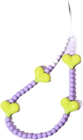 Phone Charms-1PC Shiny Red Cherry Charm Strap Universal Cell Phone Lanyard Wrist Strap Beaded Phone Chain String Handmade for Phone Case Women Bag (Shiny Red Cherry A, 1PC) in Kuwait