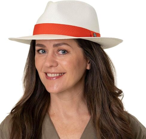 Lierys Contrast Band Panama Hat Men - Made in Ecuador in Saudi Arabia