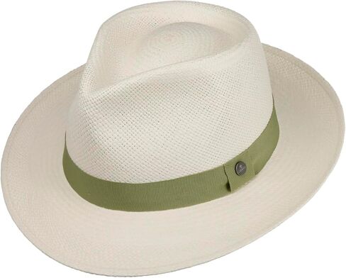 Lierys Contrast Band Panama Hat Men - Made in Ecuador in Saudi Arabia