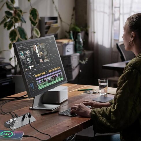 FIDECO Powered USB HUB ، 7 PORT USB 3.2 Gen 2 ، 10GBPS HUB DATA HUB لسلسلة iPhone 16/15 ، FLUBITER USB الألمنيوم مع محول الطاقة 5V 3A ، 4 منافذ USB-A و 3 USB-C ، تدعم BC1.2 الشحن in Kuwait