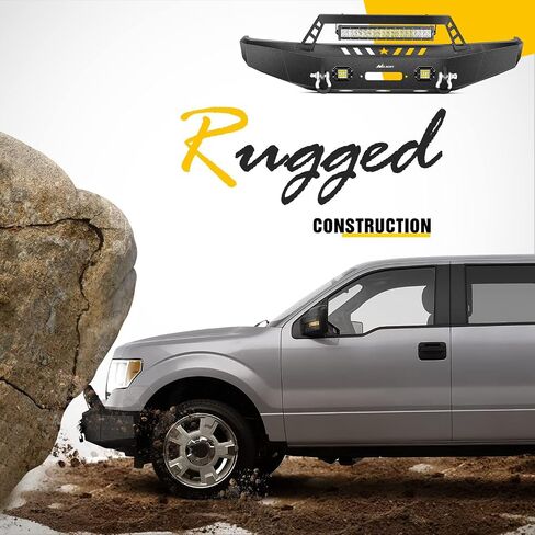 Nilight الخلفية الخطوة المصد لعام 2005 2006 2007 2008 2009 2010 2011 2012 2013 2014 2015 Toyota Tacoma Pickup Pickup Truck Solded Black Solid Steel Off-Road 18W Rings D-Rings in Kuwait