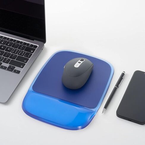 Staples 24339938 Mouse Pad with Gel Wrist Rest Black Crystal in Saudi Arabia