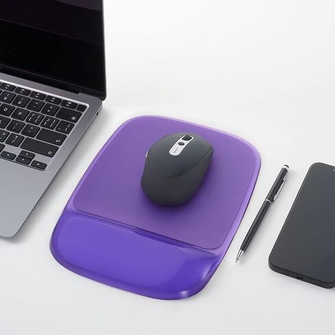 Staples 24339938 Mouse Pad with Gel Wrist Rest Black Crystal in Saudi Arabia