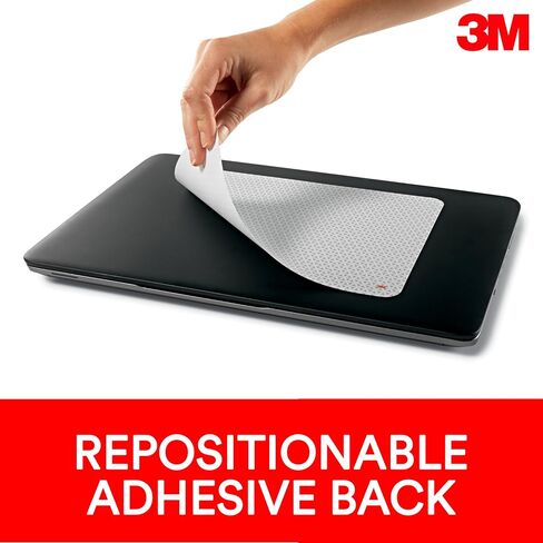 3M Precise Mouse Pad with Repositionable Adhesive Backing, Battery Saving Design, 8.5 x 7 Inch (MP200PS) in Saudi Arabia