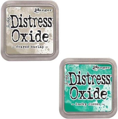 Kit of 12 Pigment & Dye Fusion Inks with Felt Stamp | Matte Effect Finish | Distress Oxide by Ranger - Designed by Tim Holtz | Kit Number 3 | Size Approx. 3" x 3" (7.6 x 7.6 cm) in Saudi Arabia