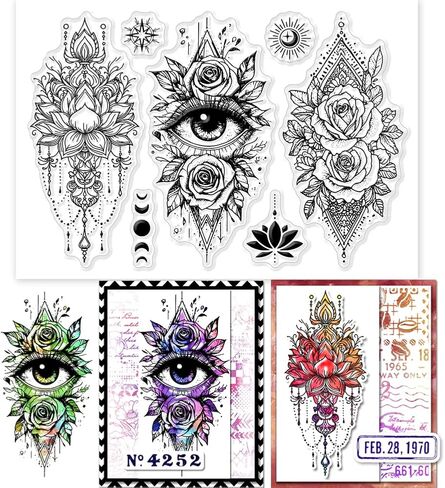 GLOBLELAND Magic Crystal Ball Owl and Candles Clear Stamps for Cards Making Magic Skeleton Silicone Clear Stamp Seals Transparent Stamps for DIY Scrapbooking Photo Album Journal Home Decoration in Saudi Arabia