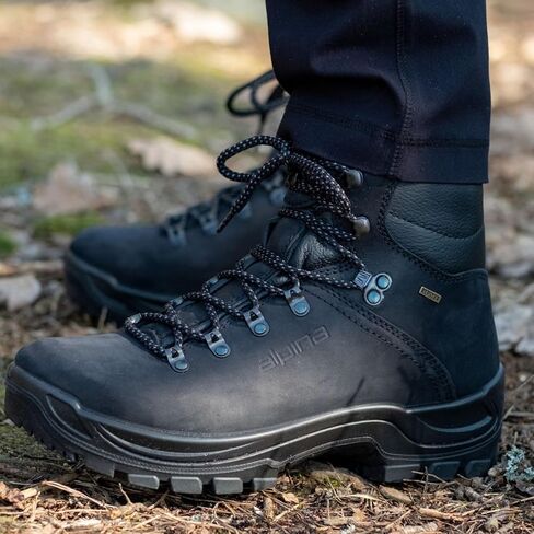 Alpina Tundra Men's Boots | أحذية كاحل جلدية مقاومة للماء | الجلود الممتازة | خفيف الوزن | غشاء التنفس | انزلاق مقاومة | صنع في أوروبا in Kuwait