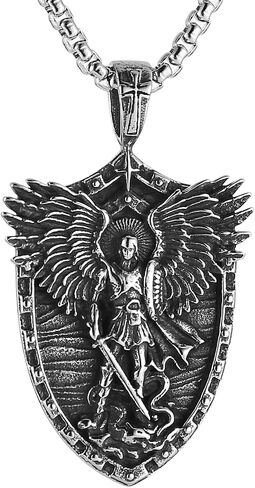 Hzman Saint Michael قلادة رئيس الملائكة للرجال in Saudi Arabia