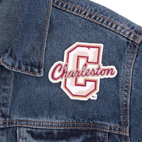 Desert Cactus College of Charleston Patch – Embroidered Iron On/Sew On Applique for Blazers, Jackets, Backpacks, Bags, Hats & Tactical Gear – Charleston Cougars (Patch - Design A) in Saudi Arabia