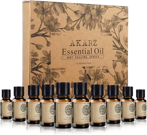 سلسلة زهرة 10x10ml مجموعة الزيوت الأساسية لافندر لافندر ياسمين روز ylang neroli frangipani لوتس peony Osmanthus piolet assental حزمة من 10 لناشر ، التدليك ، العطرية. in Kuwait