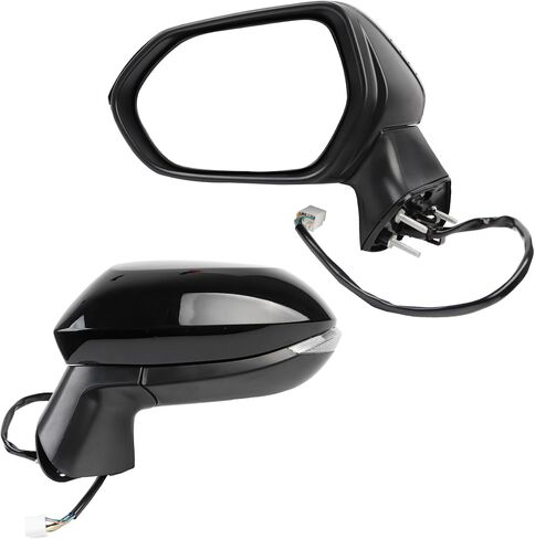 Dasbecan Passenger Side Door Mirror White Compatible with 2020-2025 Toyota Corolla SE& SE Heated w/Turn Signal Nightshade Right RearView Mirror Assembly Manual Fold Power Adjustment 6PINS #87910-12F80 in Saudi Arabia