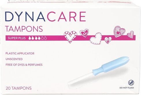 Dynarex Regular Tampons – Bulk Feminine Hygiene Product with Plastic Applicator – 6-Hour Protection – 9 Boxes, 225 Total Tampons in Saudi Arabia