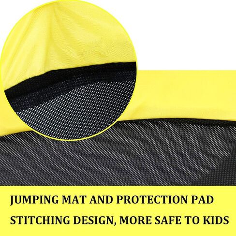 LANGXUN 60" Trampoline for Kids, 5ft Toddler Mini 6-in-1 Trampoline Indoor Outdoor with Swing, Basketball Hoop, Dart Board, Gymnastics Bar, Rings, Christmas Toys Birthday Gifts for Girls Boys Age 1-8 in Saudi Arabia