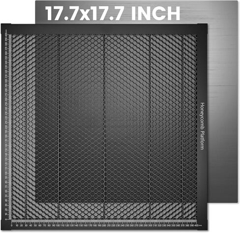 Algolaser Honeycomb Laser Bed - 370x370mm Honeycomb Working Table - Aluminum Honeycomb Panel for Laser Engraver - Laser Engraving Accessories - Laser Honeycomb Bed for Laser Engraver & Cutter Machine in Saudi Arabia