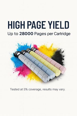 TN328K TN328 Black High Yield (28,000 Pages) Toner Cartridge Compatible Replacement for Konica Minolta Bizhub TN-328 TN330 TN626K TN628 for C250i C300i C360i C7130i Printer 2-Pack in Saudi Arabia