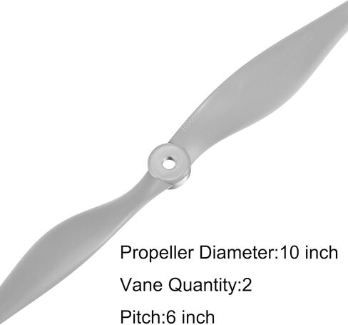 MECCANIXITY 6Pcs 9x4.5 Inch Propeller RC Propellers 2-Vane Blades Props Gray with Adapter Rings for RC Airplane Aircraft Prop Replacement in Saudi Arabia