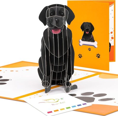 Adorable French Bulldog Pop Up Birthday Card - 3D Cute Dog Party Greeting for Dog Lover, Daughter, Sister, Wife, Mom, Aunt, and More in Saudi Arabia