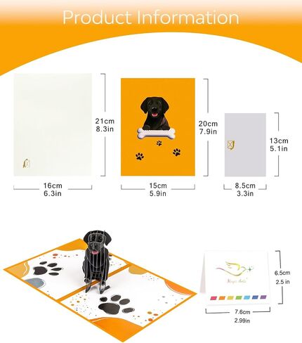 Adorable French Bulldog Pop Up Birthday Card - 3D Cute Dog Party Greeting for Dog Lover, Daughter, Sister, Wife, Mom, Aunt, and More in Saudi Arabia