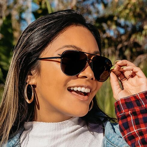 Blenders Eyewear Shadow – Polarized Sunglasses – Modern Aviator-Style, Metal Frames – 100% UV Protection – For Men & Women in Saudi Arabia