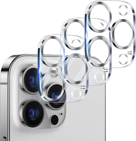 Uniqueme [3 Pack] لـ iPhone 13 / iPhone 13 Mini Camera Lens Protector ، Glass Herged [Case Friends] [إصدار جديد] [مقاوم للخدش] in Kuwait