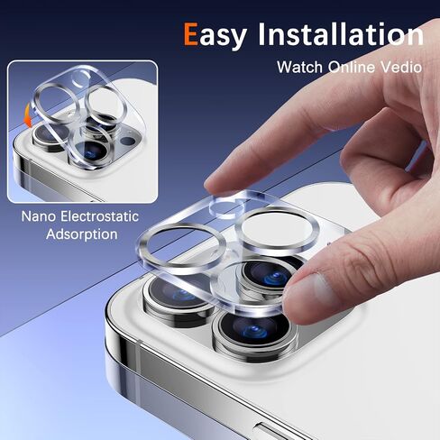 Uniqueme [3 Pack] لـ iPhone 13 / iPhone 13 Mini Camera Lens Protector ، Glass Herged [Case Friends] [إصدار جديد] [مقاوم للخدش] in Kuwait