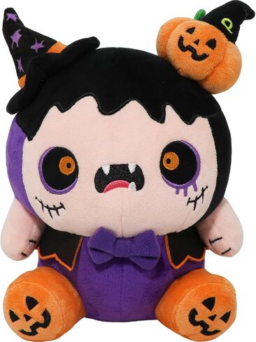 Halloween Pumpkin Witch Plush,Pumpkin Witch Plushies Toys Stuffed Animal Pillows Cute Pumpkin Witch Plushie Doll Toys,Stuffed Animal Pillow Doll Toys Gift for Fans Boys and Girls Birthday Gifts in Saudi Arabia