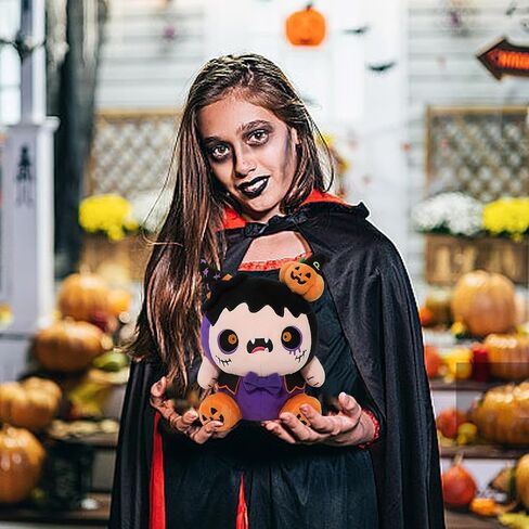 Halloween Pumpkin Witch Plush,Pumpkin Witch Plushies Toys Stuffed Animal Pillows Cute Pumpkin Witch Plushie Doll Toys,Stuffed Animal Pillow Doll Toys Gift for Fans Boys and Girls Birthday Gifts in Saudi Arabia