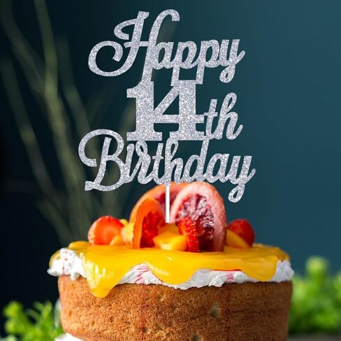 Happy 25th Birthday Cake Toppers Silver Glitter, Cheers to 25 Years Old Bday Decoration 25th Anniversary Cake Topper, Twenty-five Theme Cake Decorations for Birthday Anniversary Party in Saudi Arabia