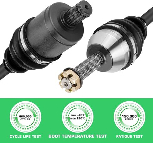 Youxmoto 2 Front+2 CV Axle Fit for Polaris Ranger 570-2015 2017 2017 2018 2019 2020 ؛ للحارس 500 19-20 ؛ للحارس ETX 15-16 ؛ 4340 Chromoly Steel CV Axle Drive Drive نصف رمح ، 2 أزواج in Kuwait