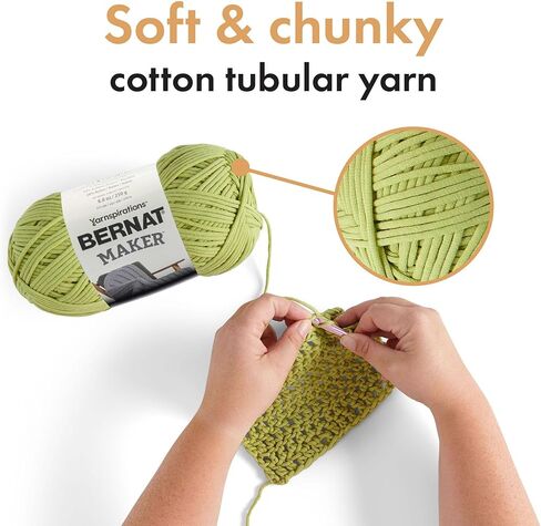 Bernat Cotton Terry Terracotta Yarn - 3 حزمة من 120 جم / 4.2 أوقية - 47 ٪ من القطن 32 ٪ من أكريليك 21 ٪ من النايلون - #4 الصوفي (المتوسط) - 209m / 229yard in Saudi Arabia