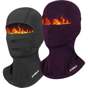 قطعتان من قناع التزلج بالاكلافا للرجال في الطقس البارد، قناع وجه حراري شتوي للنساء للجري على الجليد وركوب الدراجات النارية in Kuwait