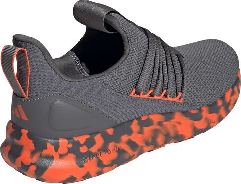 Adidas Men Lite Racer Adapt 7.0 Sneaker ، Gray/Semi Impact Orange/Gray ، 12 in Saudi Arabia