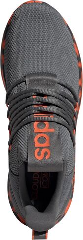 Adidas Men Lite Racer Adapt 7.0 Sneaker ، Gray/Semi Impact Orange/Gray ، 12 in Saudi Arabia