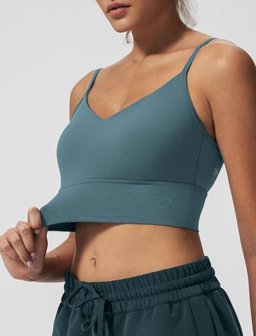 yvette v back Sports Bras for Women Spaghetti Light Light Light Support Packed Wireless Yoga Bra top top top top in Saudi Arabia