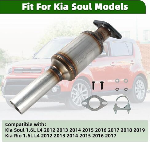 Catalytic Converter Replacemenf for Hyundai Elantra 1.8L 2012 2013 2014 2015 2016, Kia Soul 2.0L 2011-2016 16646 in Saudi Arabia