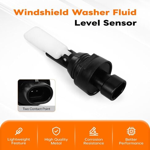 Windshield Washer Fluid Level Sensor Compatible with 2007-2014 Cadillac Escalade & 2007-2014 Chevy Avalanche Silverado Suburban 1500 2500 3500, Replaces 20999338, 15213911 in Saudi Arabia