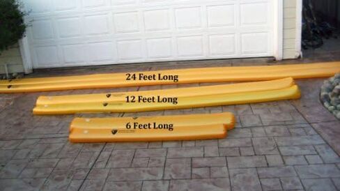 Watershed Innovations Best Sandbag Alternative - Hydrabarrier Standard 6 Foot Length 4 Inch Height. - Water Diversion Tubes That are The Lightweight, Re-usable, and Eco-Friendly - Bulk - 4 Pack in Saudi Arabia