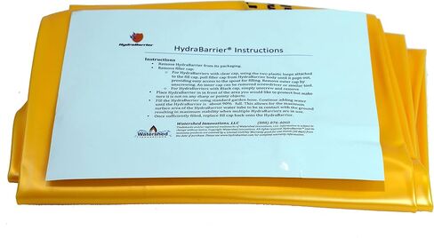 Watershed Innovations Best Sandbag Alternative - Hydrabarrier Standard 6 Foot Length 4 Inch Height. - Water Diversion Tubes That are The Lightweight, Re-usable, and Eco-Friendly - Bulk - 4 Pack in Saudi Arabia
