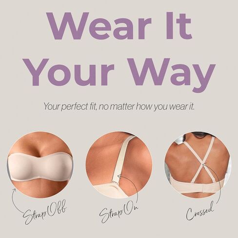 LASCANA Women's Multiway Strapless T-Shirt Bra in Saudi Arabia