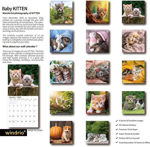 2026 Wall Calendar,Calendar 2026, July 2025 - December 2026, Wall Calendar Untamed Beautiful America, 12" x 24" Opened,Full Page Months Thick & Sturdy Paper for Calendar Organizing Planning in Saudi Arabia
