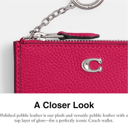 Coach Essential Mini ID Card Case in Signature Denim, LH/Deep Blue Multi in Saudi Arabia