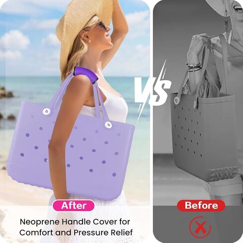 XYFuuee Strap Wrap for Bogg Bag Accessories, Adjustable Crossbody Shoulder Straps Replacement for Beach Rubber Tote Bog Bag in Kuwait