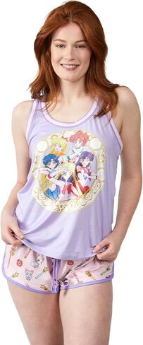 BioWorld Sailor Moon Sailor Sailor Sailor Women's Racer Tank & Dolphin Seats Set in Saudi Arabia