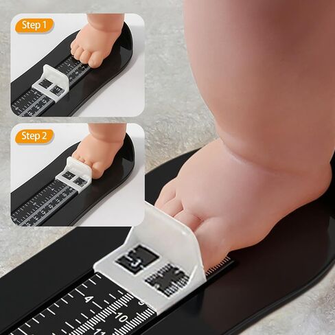 Shoe Foot Sizer for Little One, 2.2"-7.2"Durable Measurement for Accurate Length and Tracking Growth, Essential Home Foot Care Tool for Parent Growing Children Home Use Shoe Shopping Daily Monitoring in Saudi Arabia