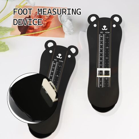 Shoe Foot Sizer for Little One, 2.2"-7.2"Durable Measurement for Accurate Length and Tracking Growth, Essential Home Foot Care Tool for Parent Growing Children Home Use Shoe Shopping Daily Monitoring in Saudi Arabia