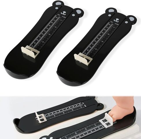 Shoe Foot Sizer for Little One, 2.2"-7.2"Durable Measurement for Accurate Length and Tracking Growth, Essential Home Foot Care Tool for Parent Growing Children Home Use Shoe Shopping Daily Monitoring in Saudi Arabia