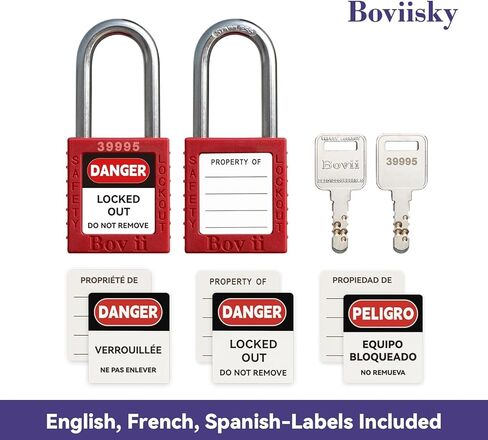 قفل صمام الكرة، جهاز قفل صمام الكرة قابل للتعديل، أقفال صنبور صغيرة في الهواء الطلق، قفل حنفية المياه، أحمر، مادة ABS، مناسبة للأنابيب الخارجية بقطر 1/2 بوصة - 2-1/2 بوصة، عبوة واحدة in Kuwait