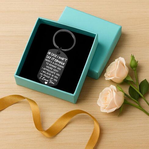Coolvy Valentines Day Gifts for Him Drive Safe Keychains for Boyfriend Husband Birthday Anniversary Christmas Gifts From Wife in Saudi Arabia